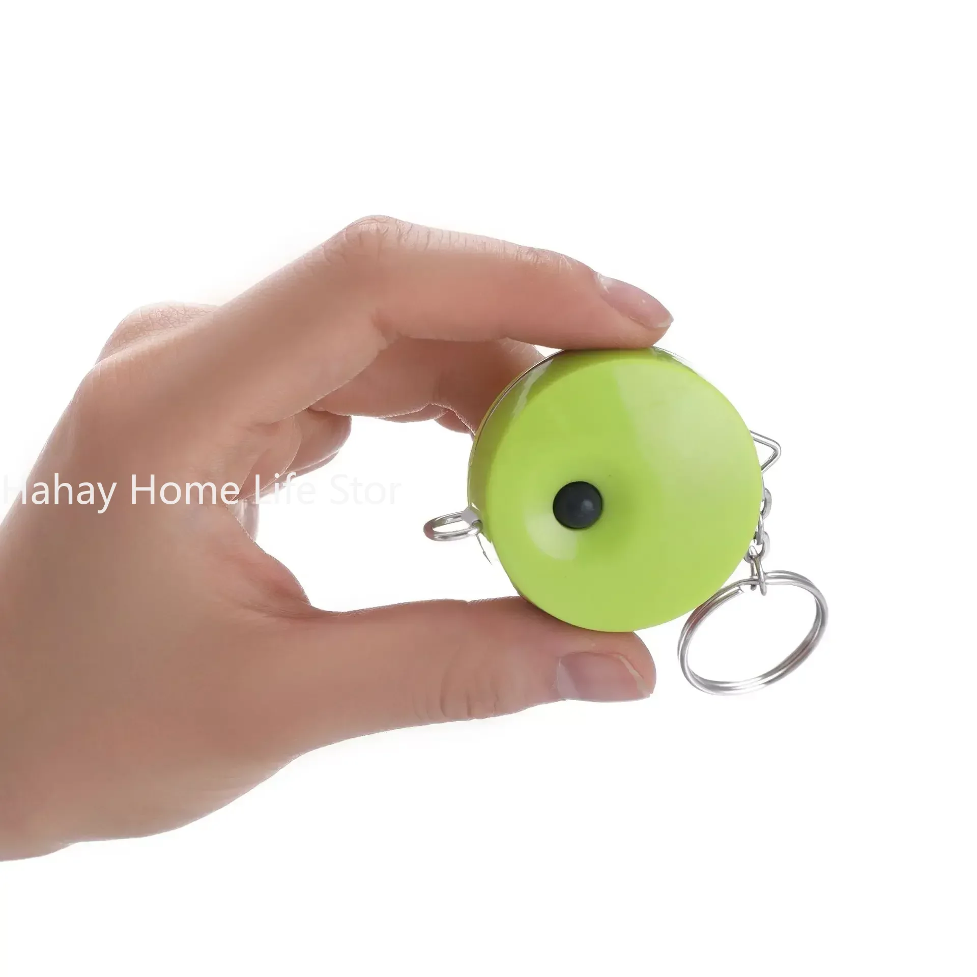 Practical Candy Color Keychain Tape Measure 1.5 Meters Quantity Clothing Size Tape Measure Small Tape Measure