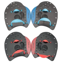 1 Pair Swim Paddles Hand Professional Swimming Paddles Girdles Correction Hand Fins Flippers Finger Webbed Gloves 1