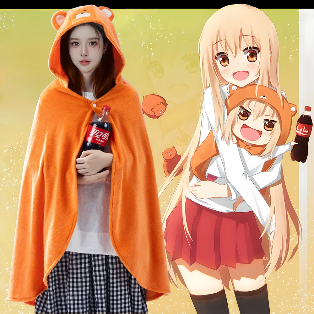 Doma Umaru Cosplay Costumes Orange Cloak Anime Himouto
