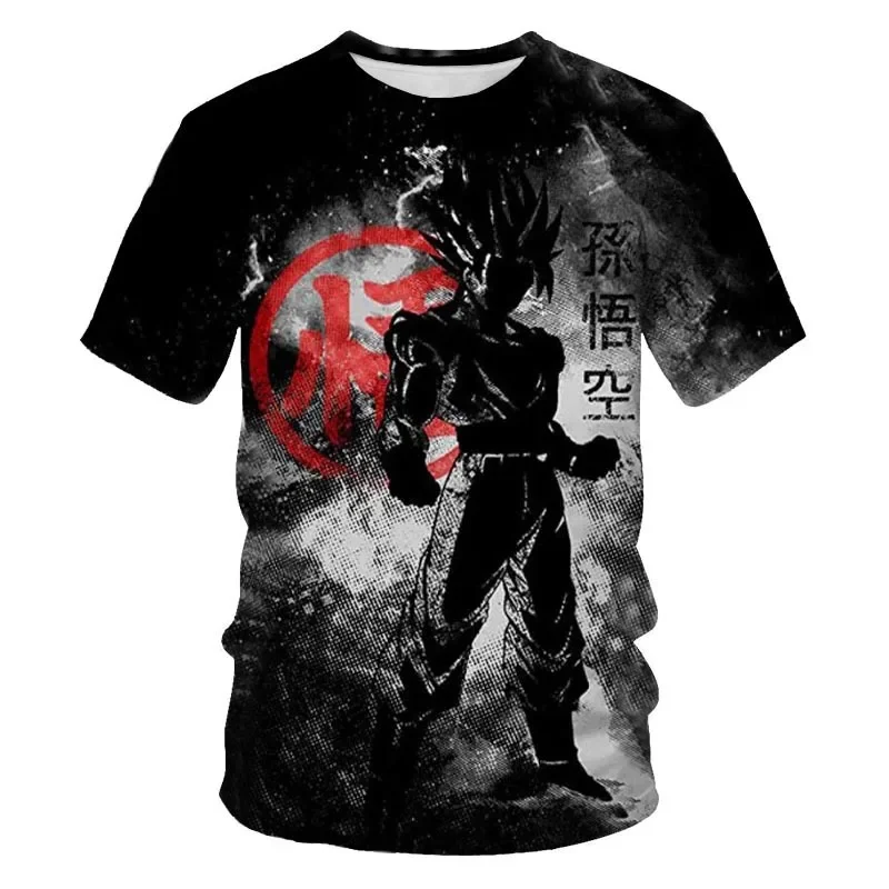 Anime Dragon Ball Bulma Goku Kakarot Vegeta T Shirt Summer Fashion Casual T-Shirt Boy Girl Unisex Children Clothing Tshirt Tops