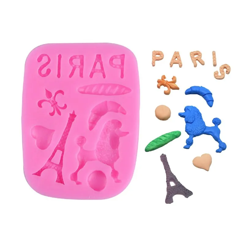 

Жидкая силиконовая форма Tart-Пудель для коллекции влюбленных хлеба, капельный клей, пластырь для украшения торта, шоколада, десертов, кухонные инструменты для выпечки