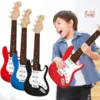 17In Guitar Toy for Kids,4 Strings Electric Guitar Musical Instruments for Children,Portable Electronic Instrument Toy 2
