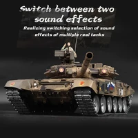 1:16 Henglong 3938 Russian T-90 Remote Control Tank 7.0 Version Simulated Smoke Metal Rocker Arm Toy Car 2