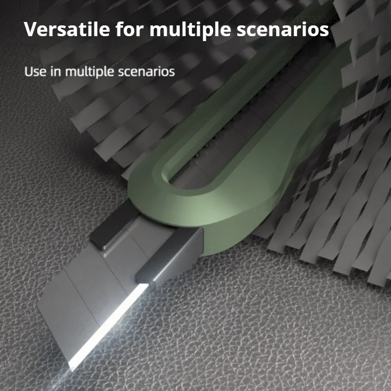 Mini Taglierino Multiuso Estensibile in Acciaio al Carbonio, Utensile Tascabile con Lame da 9mm e 18mm, Strumento Professionale per Ufficio e Cancelleria - immagine 3