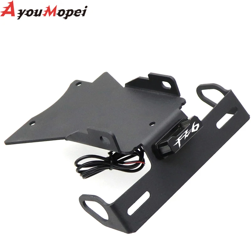 Motorcycle License Plate Holder YAMAHA FZ6 FZ6N FZ6S 2004-2010