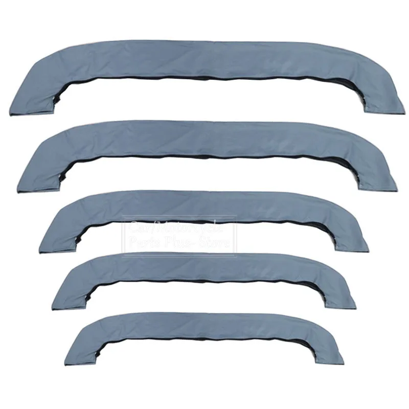 Boat Cover 600D 3 Bow Bimini Top Boot Cover Waterproof Yacht Boat Cover