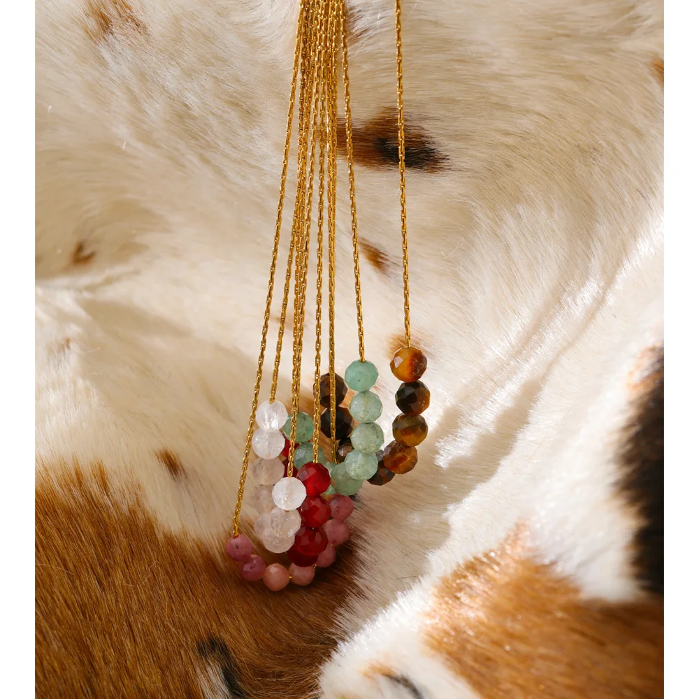 Yhpup Stone Necklace High Quality Fashion Collar Jewelry