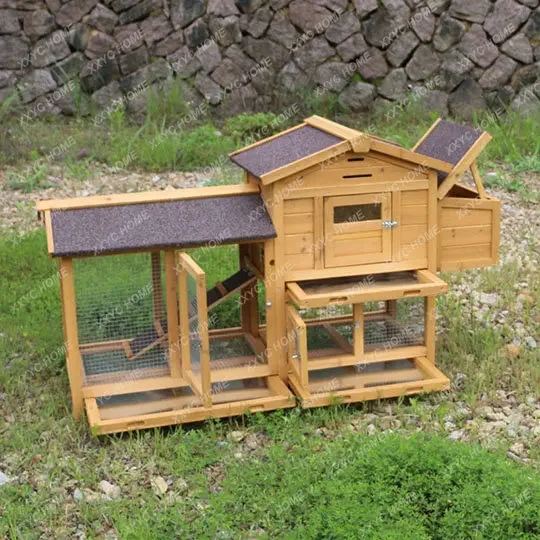 Outdoor Double-Layer Rabbit Nest Large Rabbit House Rainproof and Sun Protection Villa Outdoor Cat Cage Cat Nest Cattery