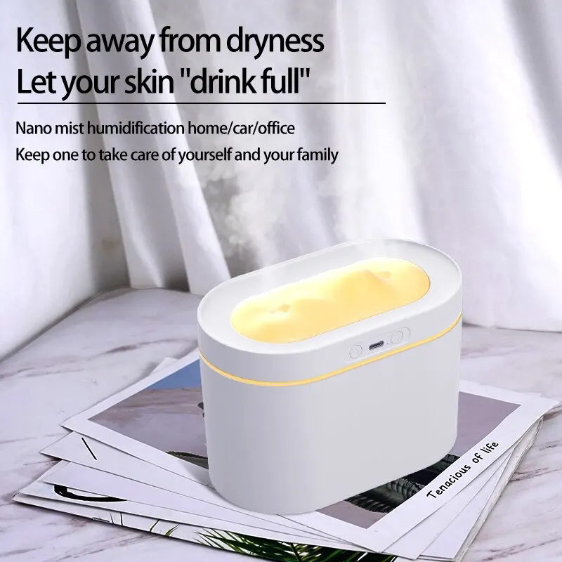 New Snow Mountain Dark Fragrance Double Spray Large Capacity Humidifier Silent Air Spray Humidifier Fit For Auto Home Office