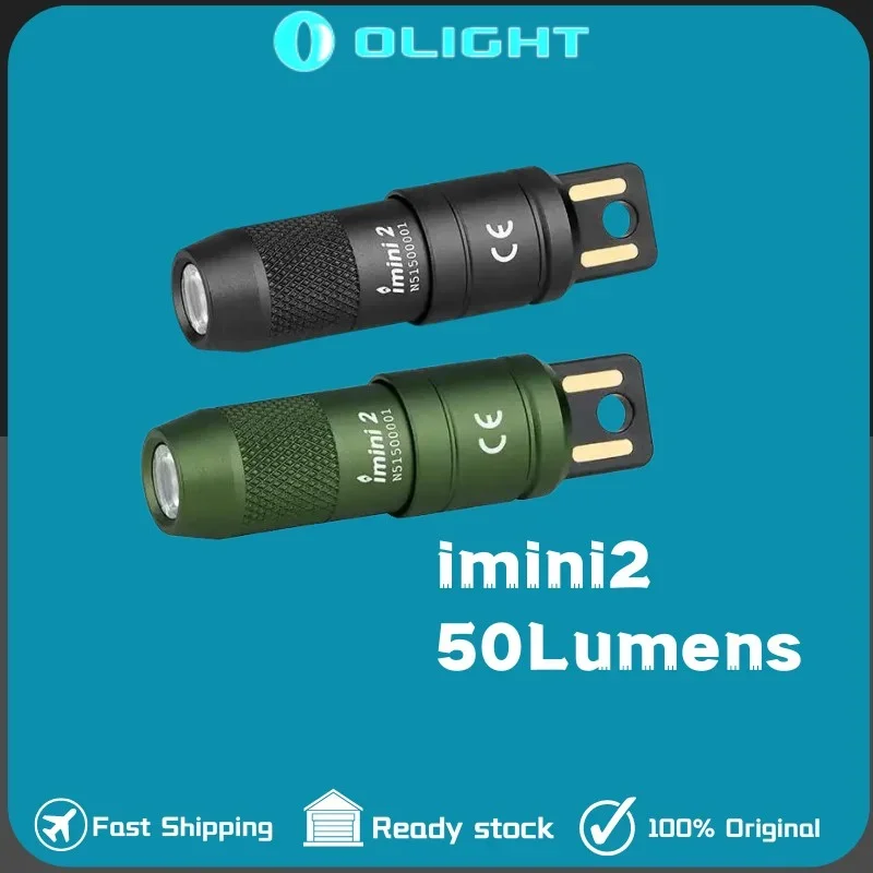 Torcia Olight Imini 2 Edc Ricaricabile Da 50Lumen Spina Usb Sul Cappuccio Magnetico.