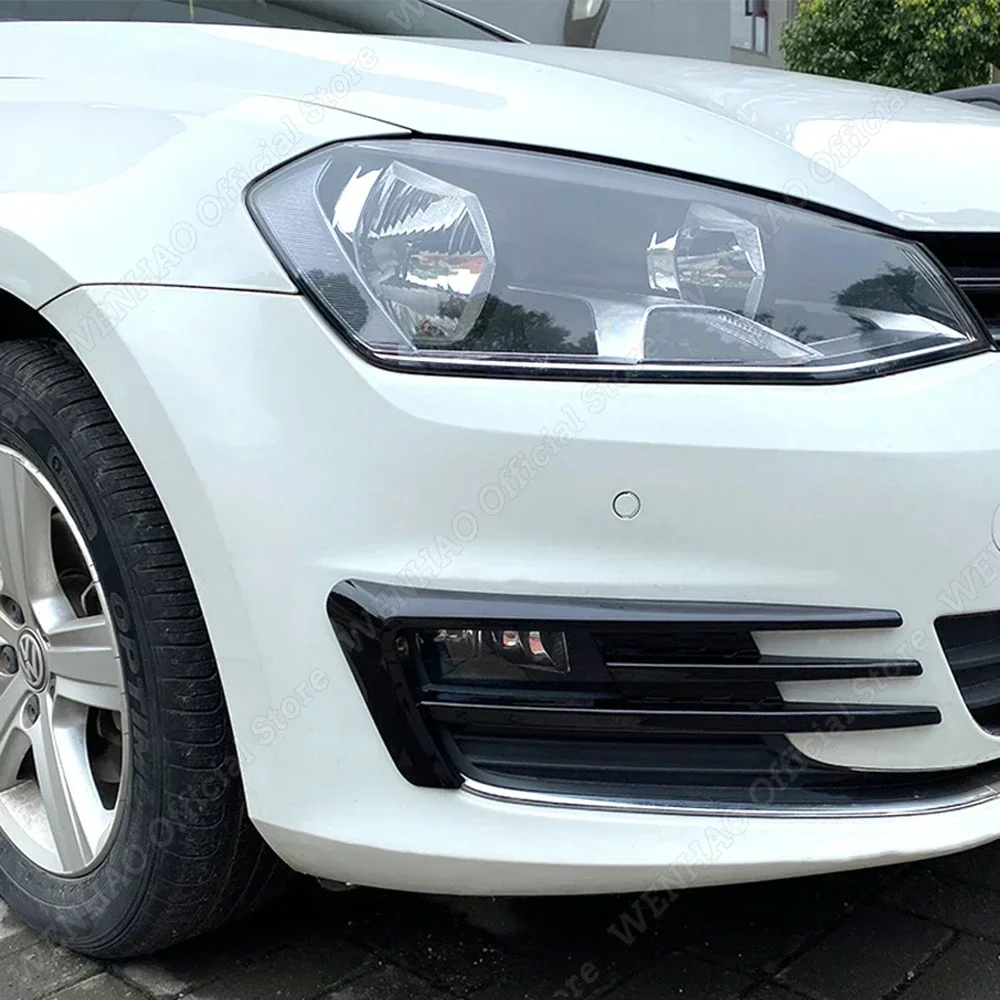 Front Bumper Decoration Front Bumper Cover Fog Lamp Cover For 2013-Volkswagen Golf 7 MK7