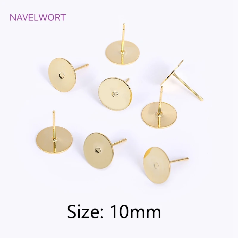 18K gold plated-10mm