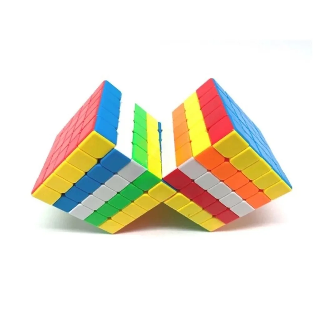 

Calvin's Puzzle 5x5x5 Cube 3x3x3 4x4x4 Double Cube Stickerless Cast Coated Magic Cube Funny Toys Puzzle Packing Cubes