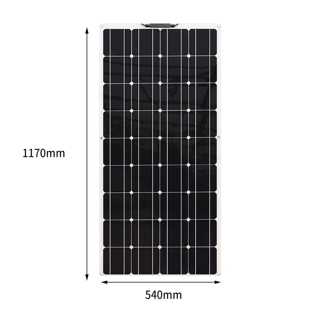 Boguang Solar Panel 120W Panel fotowoltaiczny monokrystaliczne ogniwo 120W lekki moduł elastyczne panele słoneczne 18V do ładowarki 12V