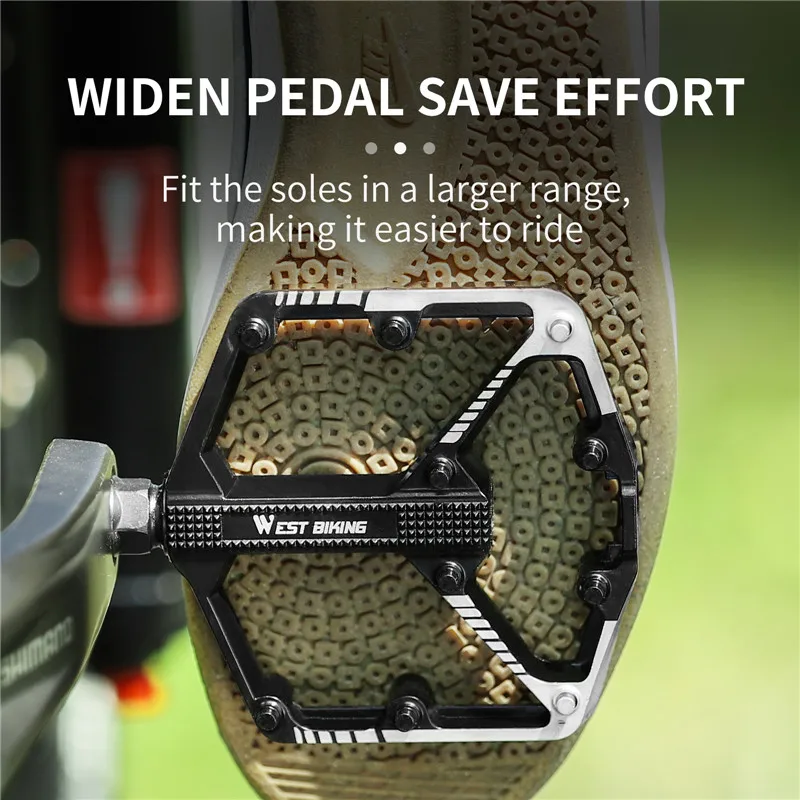 Ultralight Non-Slip Bicycle Pedals with DU Sealed Bearings