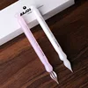 MAJOHN Sakura Snow Mini Short Glass Dip Pen Color Ink Hand Tent Expert Drawing Drawing Drawing Hook Line Flower Body English Pen 5