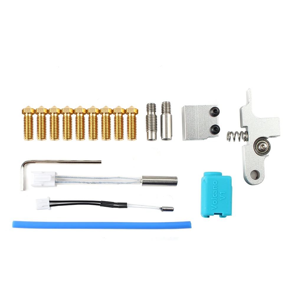 

3D Printer Extruder Kit For Artillery-Sidewinder X1 Throat Tube Handle Thermistor Nozzle Silicone Sleeve Heating 3D Printing