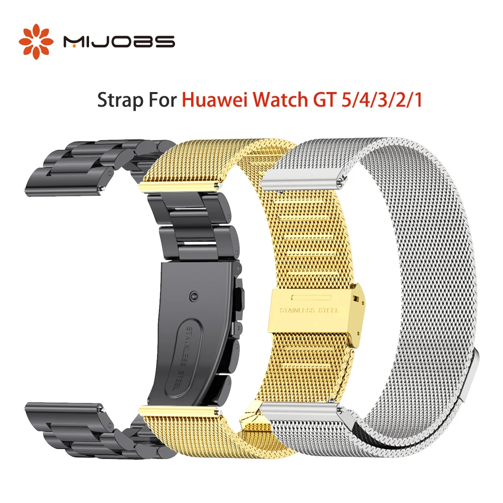 Premium Metal Wristband for Smartwatches - 20mm & 22mm Replacement Strap