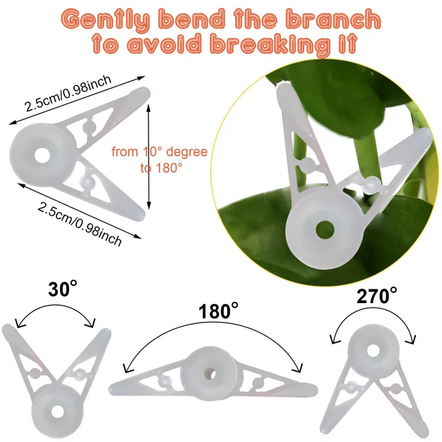 60Db 360 Fokos Állítható Növényi Edző Klipek Fák Fióktelepek Hajlító Bonsai Óvodai Állomány Alacsony Stressz Edzésvezérlés - Image 4