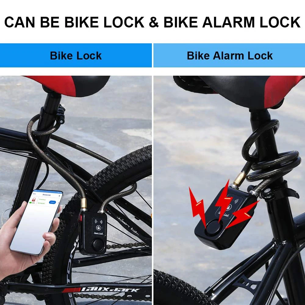Smart Bluetooth-Controlled Waterproof Motorcycle and Bike Anti-Theft Alarm System