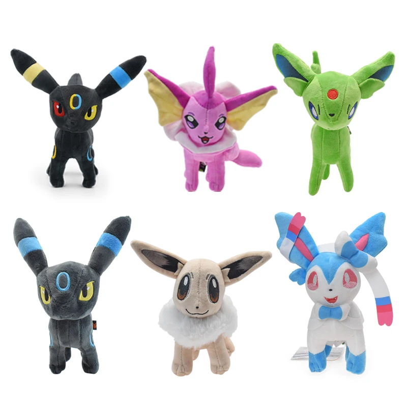 10Pcs/Set New Pokemon Toy Shiny Cute Eevee Evolution Flareon