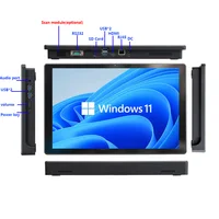 2024 Desktop Windows 11 Tablet PC POE All in Box Computer Industrial 14.1Inch Touch Screen Intel J4125 8GB RAM RJ45 RS232 Camera 2