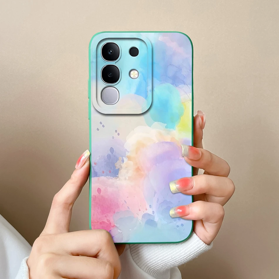 Cute Design Soft Liquid Silicone Shockproof Bumper Phone Case - Full Protection Cover