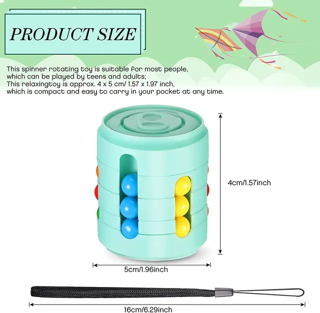 Cans Magic Bean Cube Fingertip Toys Spinner Bean Cubes Reliever Stress Toys Magic Beans Rotating Bean Sensory Toys Trend 4