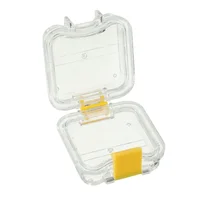 Lot de 10/50 sacs de rangement pour petites couronnes dentaires avec film transparent souple à l'intérieur – Matériel de stockage pour prothèses dentaires en plastique – Outil pour dents 5