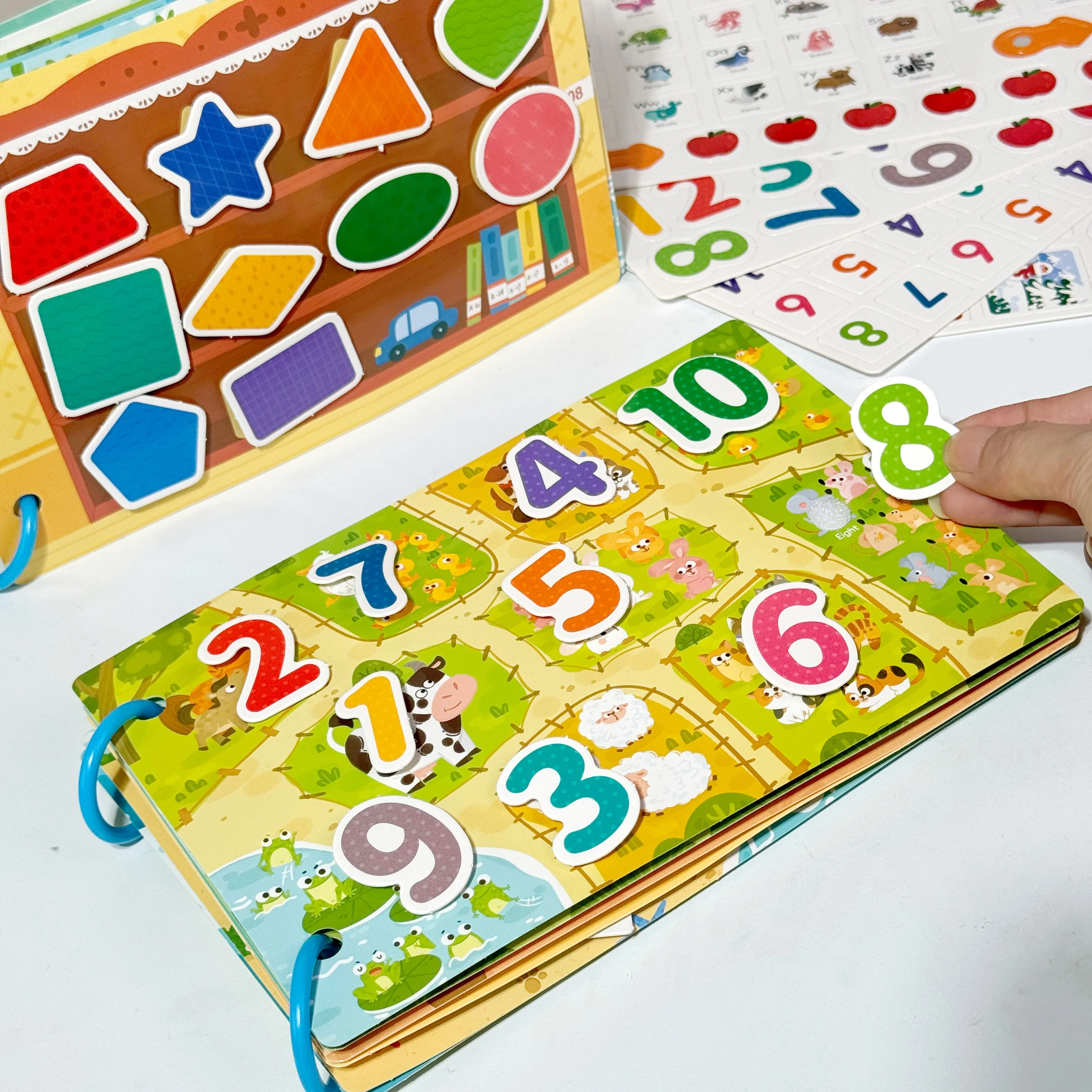 Interactive Children's Quiet Book: Educational Themes of Weather, Dates, Numbers & Shapes – Perfect Birthday & Holiday Gift
