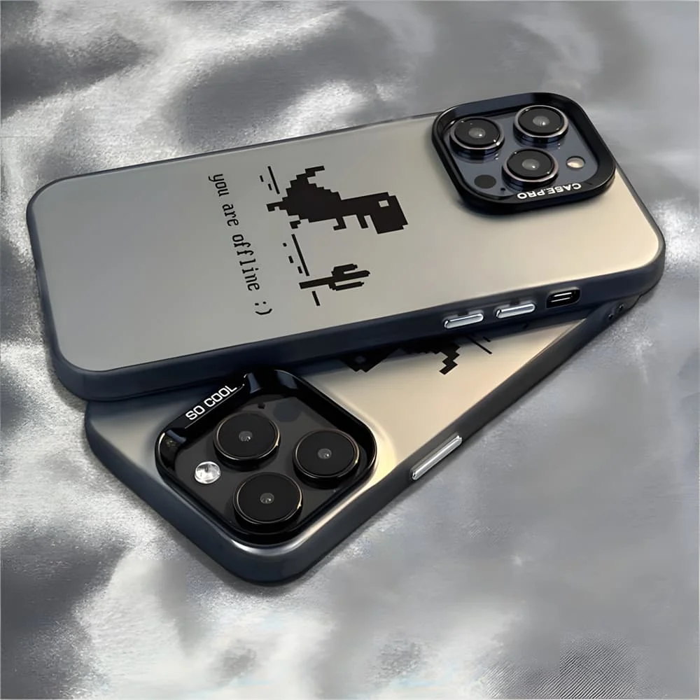 Playful Dinosaur Design Phone Case – No Internet Rex