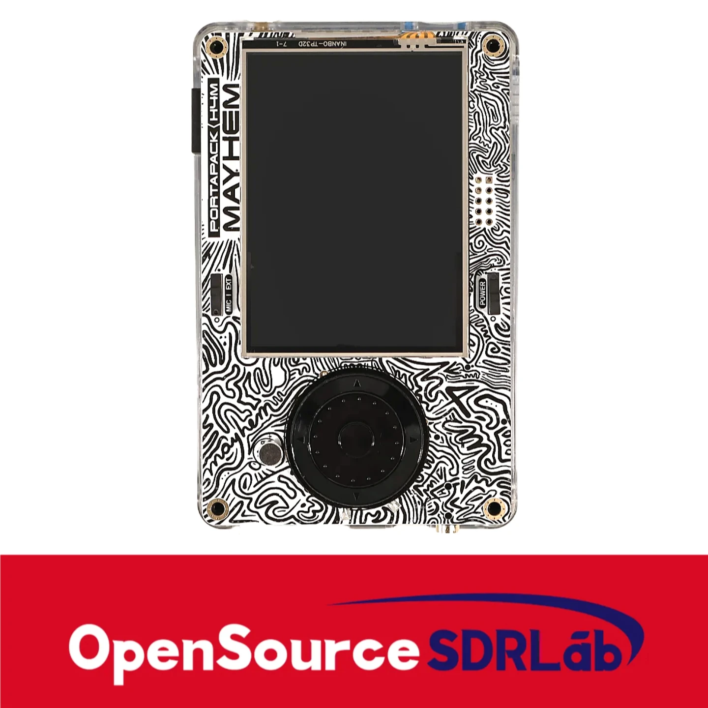 Portapack H4M OpenSourceSDRLab Transparent Shell