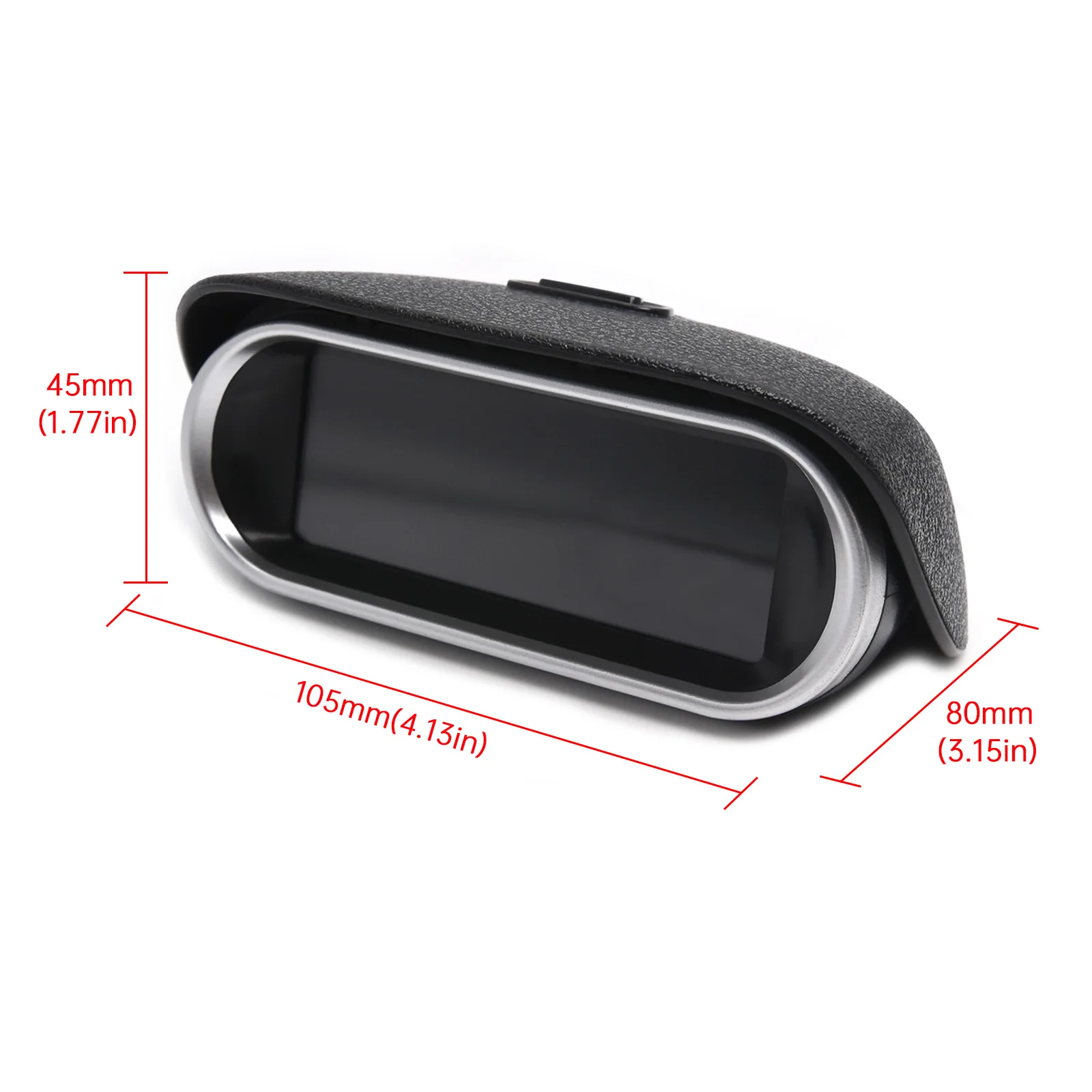 AD 2in 1 LCD 자동차 수온 게이지 및 수온 센서, 10mm 계량기 전압계, 전압 디지털 수평 12V 24V 액세서리