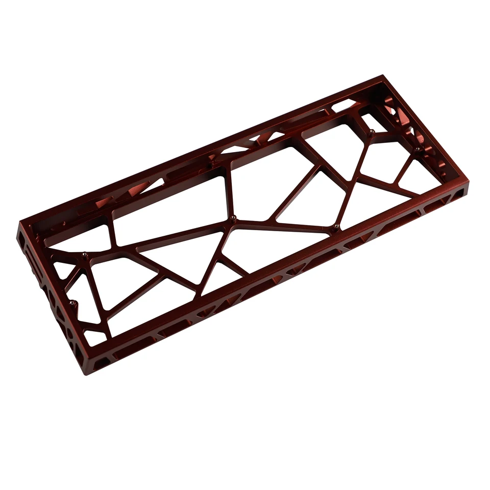 YMDK 60% Hollow60 GH60 アルミニウムケース YMDK 60% Hollow60 GH60 Aluminum Case For Wooting60HE Poker2 Pok3r DZ60