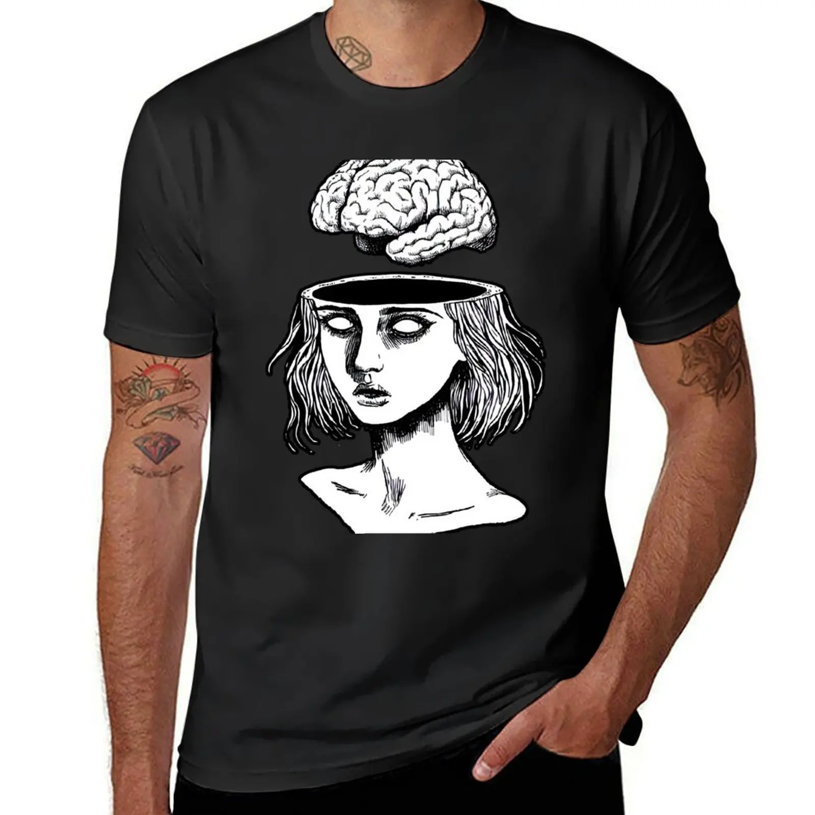 

Brain Escape: Out of Ideas T-shirt boys whites tops slim fit t shirts for men