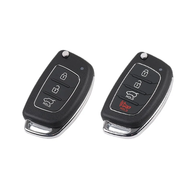 

Replacement Flip Folding Key Case 3 4 Buttons Car Remote Key Shell For HYUNDAI Mistra Santa Fe Sonata Tucson Accent I30 I40 I45