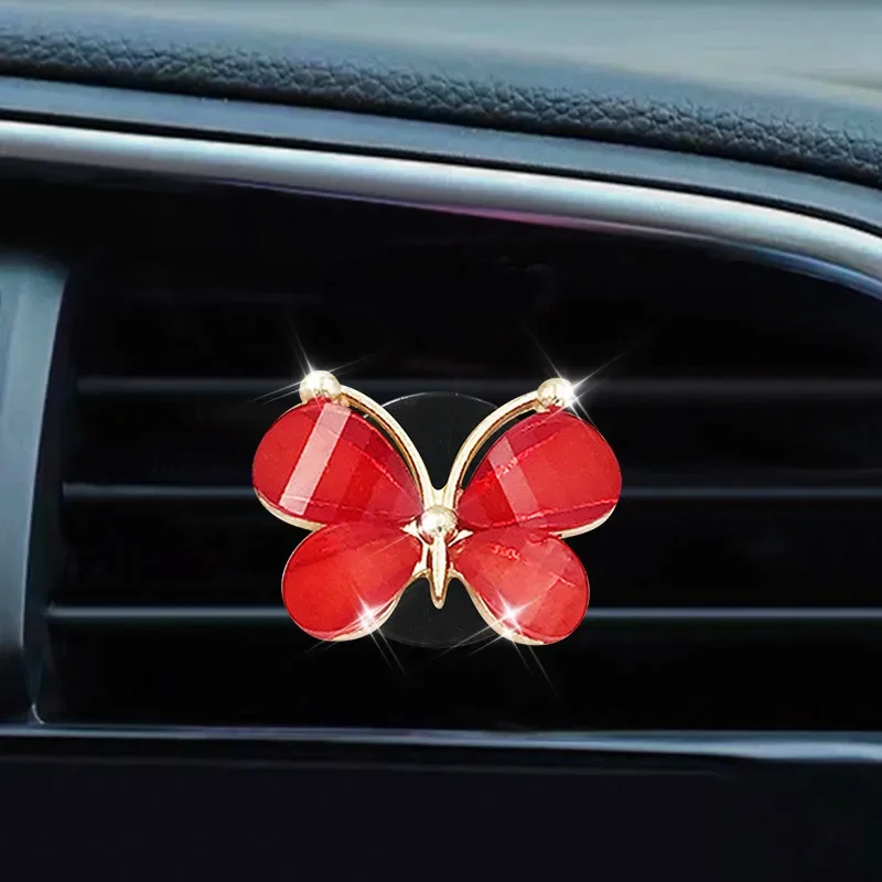 Colorful Butterfly Car Air Vent Clip Decoration Ornament