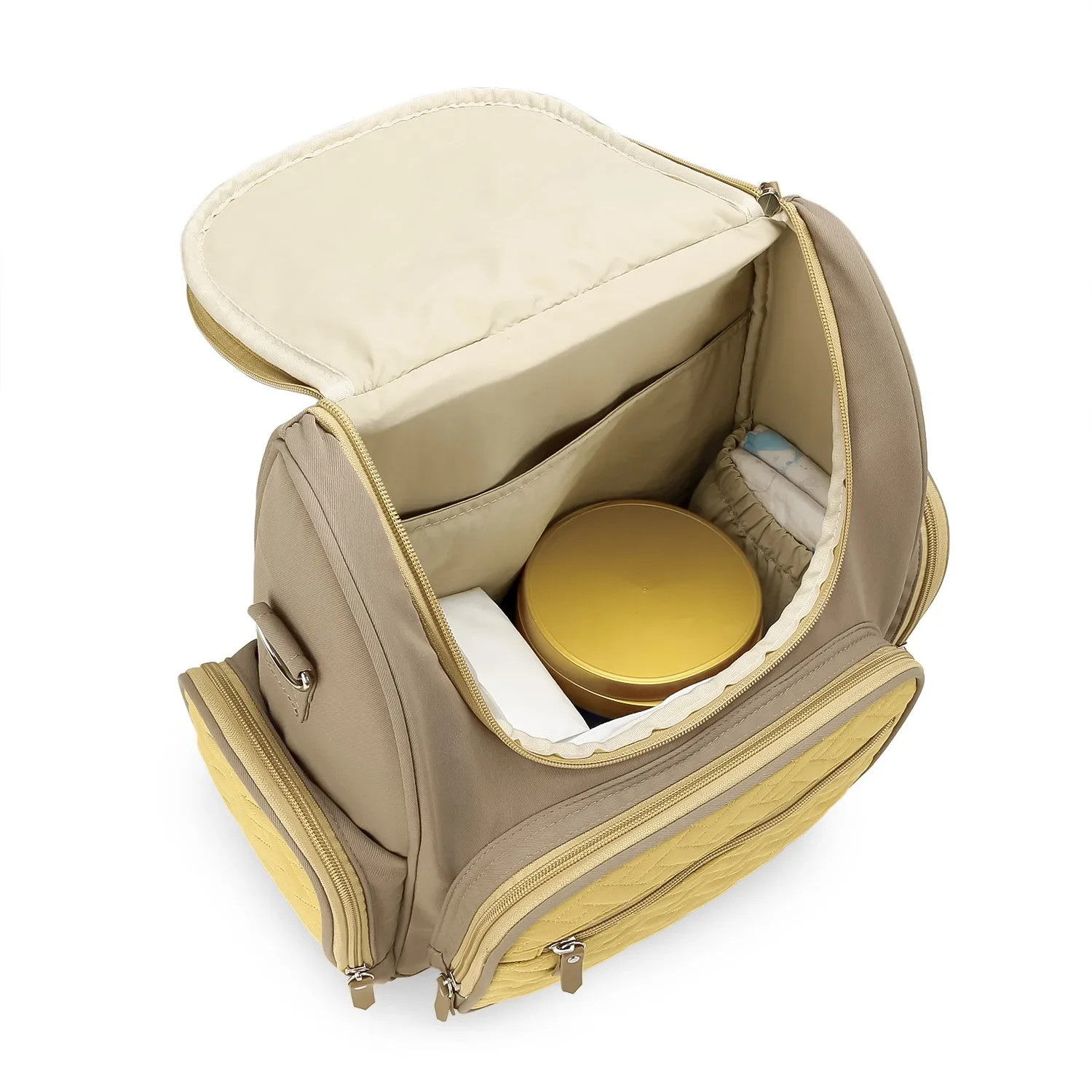 Multifunctional Baby Bottle Thermal Insulation Travel Storage Bags Fashion Mummy Bag Hanging Bag Large Capacity Canvas Mummy Bag