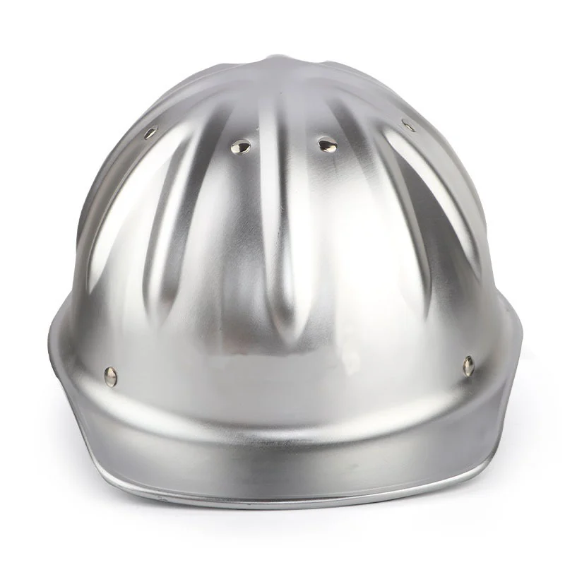 Aluminum Construction Safety Helmet Hard Cap Engineering Premium Sunshade Helmet Railway Metallurgy Mine Safety
