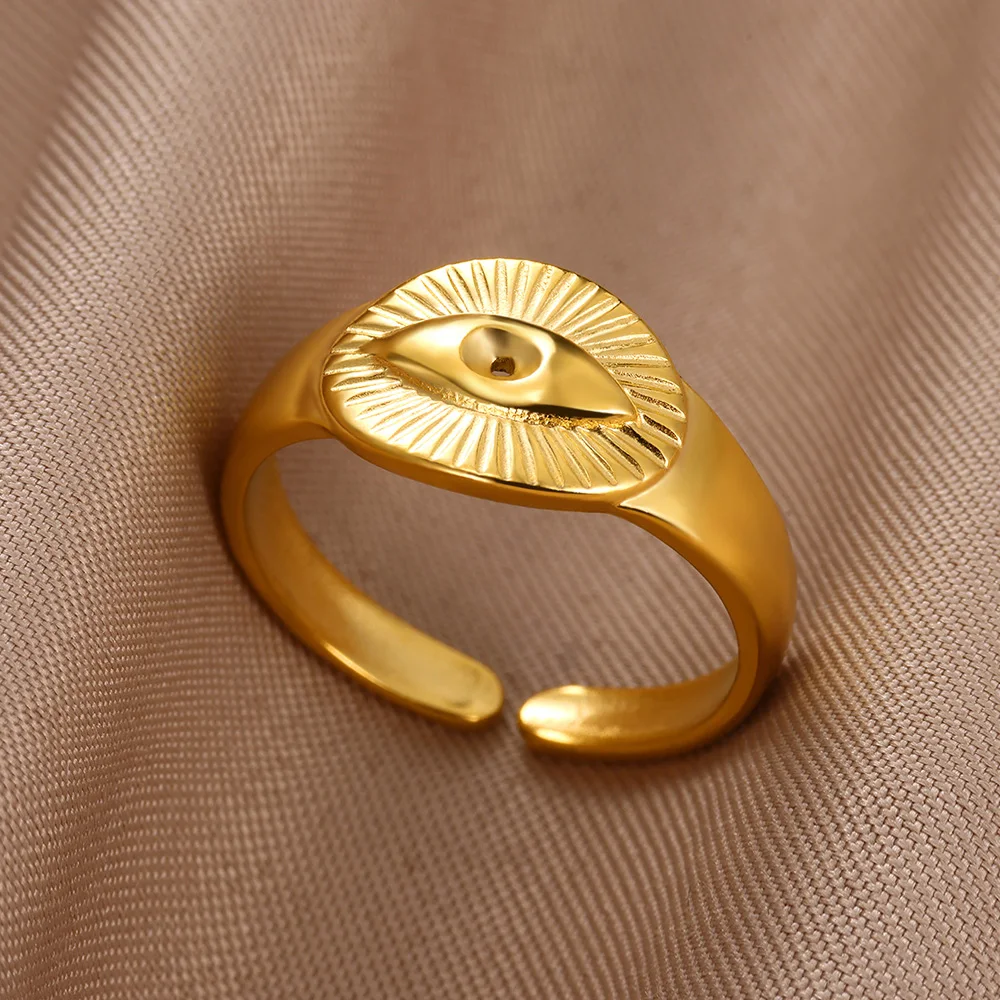 Geometric Hug Rings for Women Stainless Steel Wedding