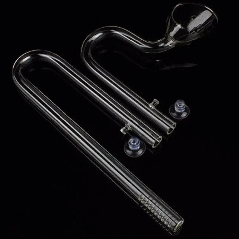 Taidda Stainless Steel Aquarium Inflow/Outflow Pipe Set With Surface Skimmer - 16mm - View #3