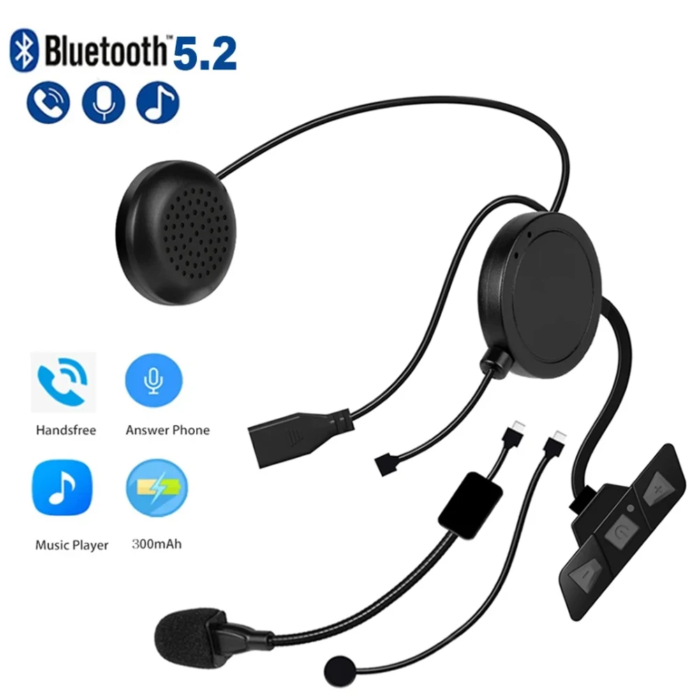 KIMISS Cuffie Bluetooth Per Casco Moto: Ricambio Per Interfono V4/V6, Audio Chiaro