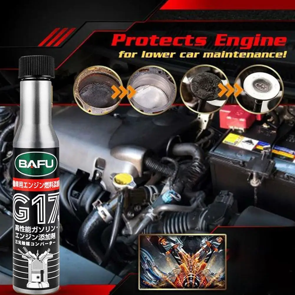 6pcs Car Fuel Gasoline Injector Cleaner Car Catalytic Converter Cleaners Oil Additive Remove Engine Carbon Deposit Easy Cleaner