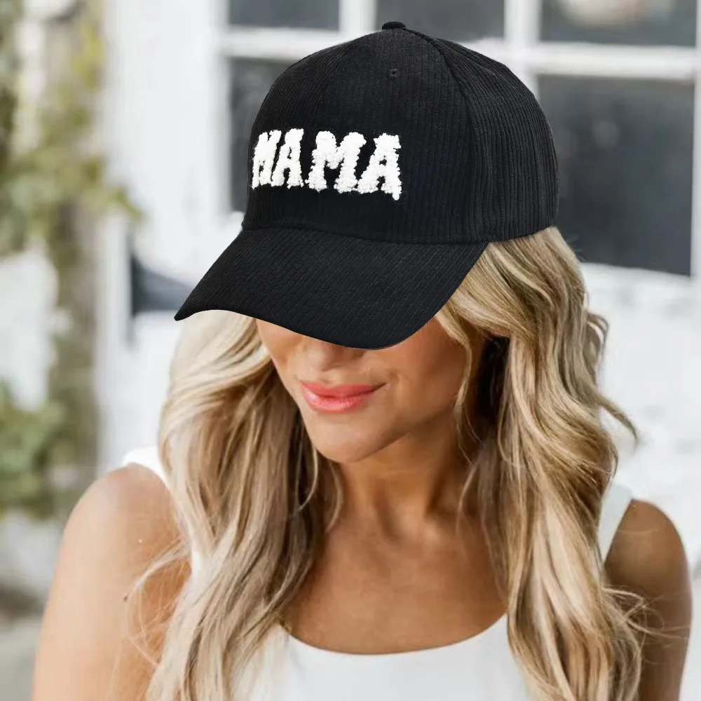 Letter Printed Women's Baseball Cap, Retro Washed Dad Hat, Trendy