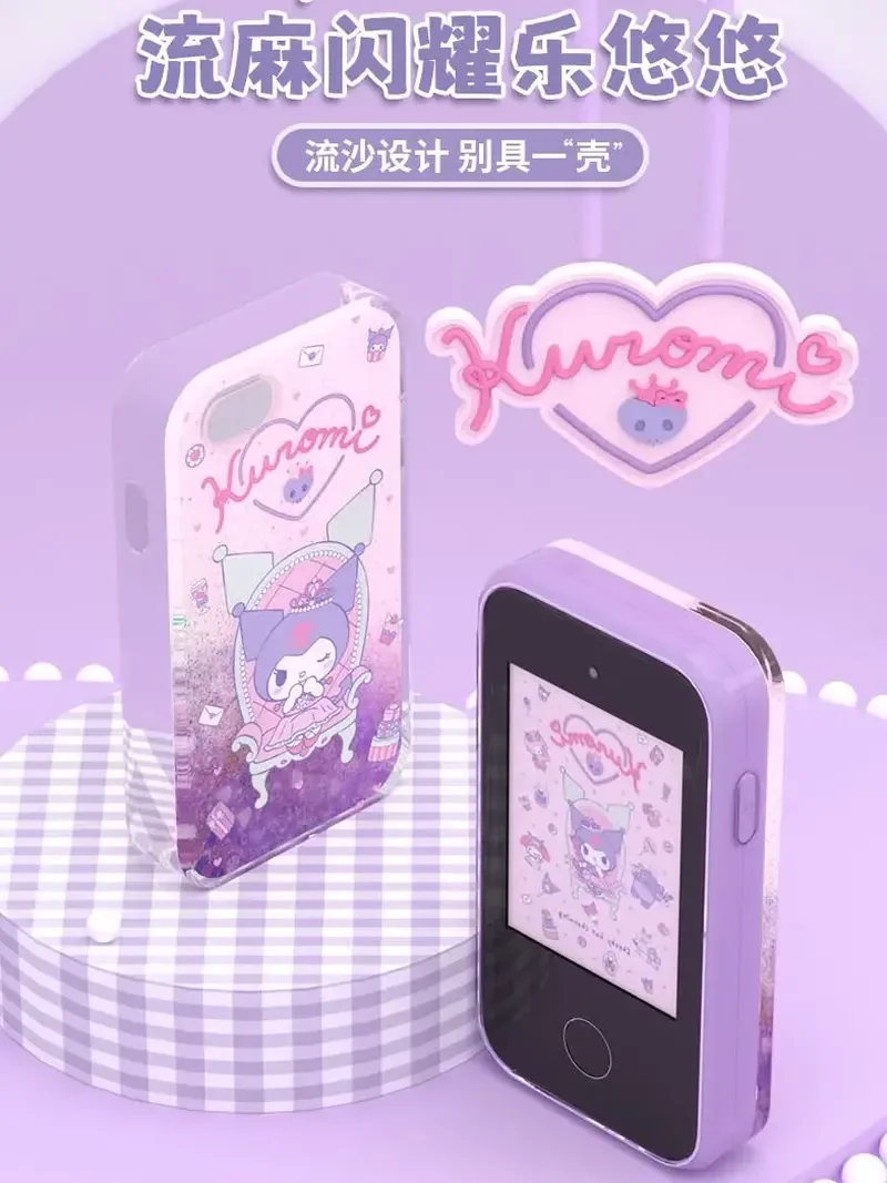 purple kuromi flip phone