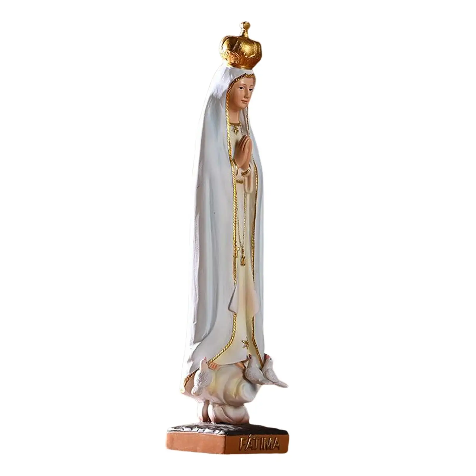 

Resin Religious Virgin Mary Figure, Statue Decoration, Painted Statues, Catholic