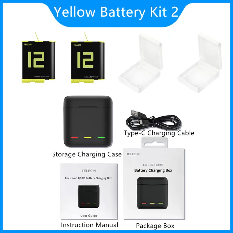 Yellow Battery Kit 2