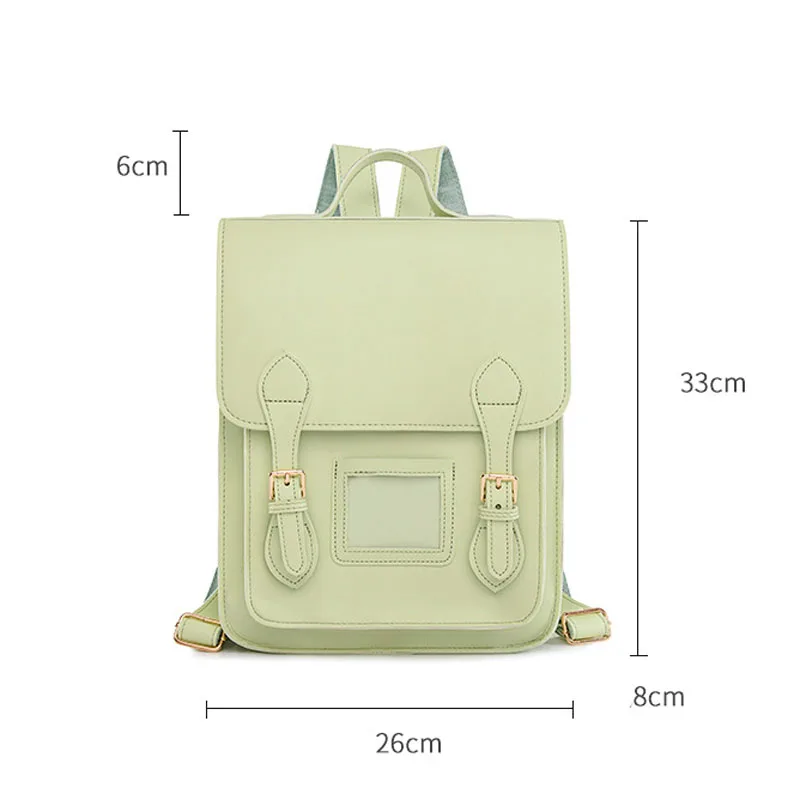 soft leather luxury hand bag women thin bag notebook travel outdoor backpack casual women bag