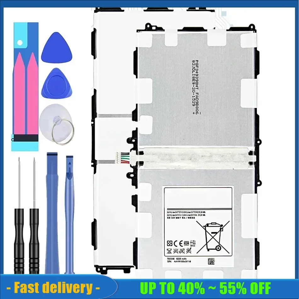 

Сменный аккумулятор для планшета T8220E для Samsung Galaxy SM-P601 P600 T520 T525 P605 P607T Note 10,1 2014 8220 мАч