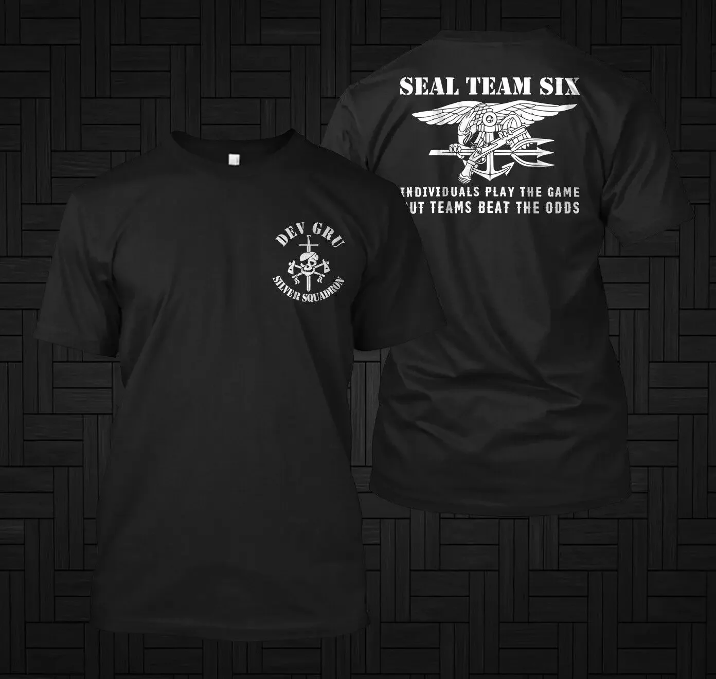Elite Silver Squadron Cotton T-Shirt – Men's Short Sleeve Summer Tee